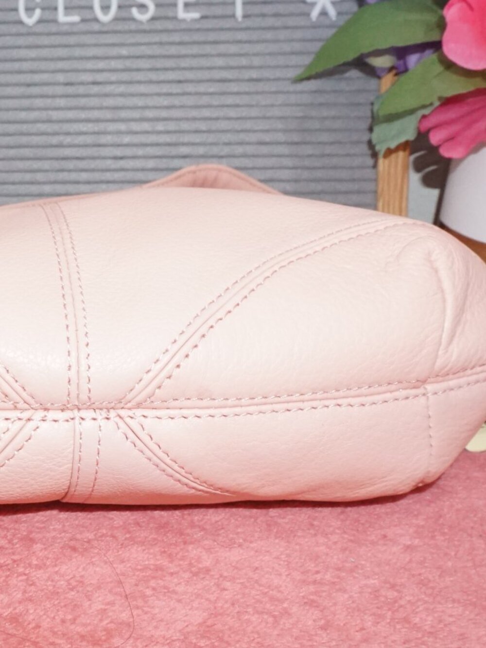 🔹️FINAL SALE🔹️ Stone mountain Genuine Leather Handbag - Picture 5 of 11